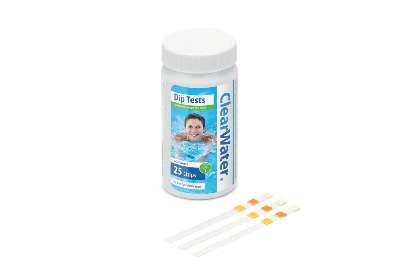 Clearwater Hot Tub, Pool and Spa Test Strips x 25