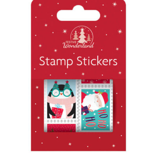 AUTOCOLLANTS DE TIMBRES DE NOËL