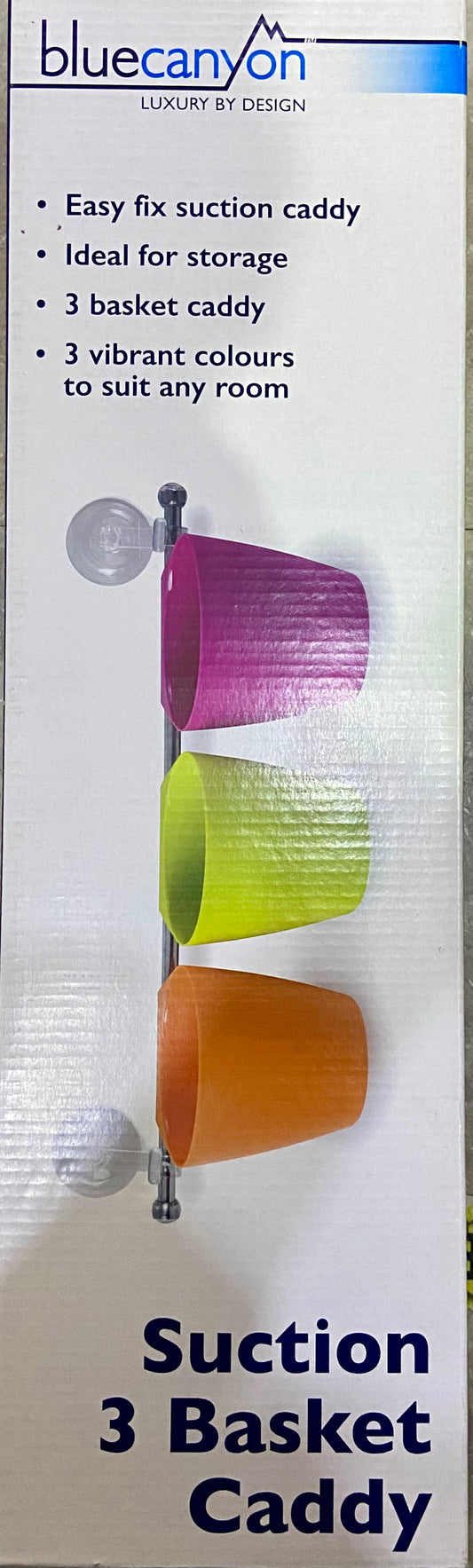 BLUECANYON SUCTION 3 BASKET CADDY