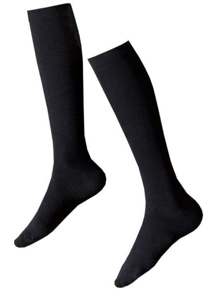 KNEE HIGH SOCKS WITH ELASTANE