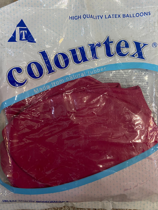 COLOURTEX HIGH QUALITY LATEX BALLOONS PIGMENT RED