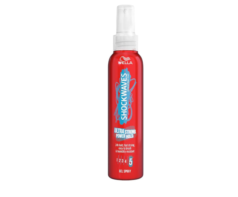Wella Shockwaves Gel Spray Fixation Ultra Forte, 150 ml