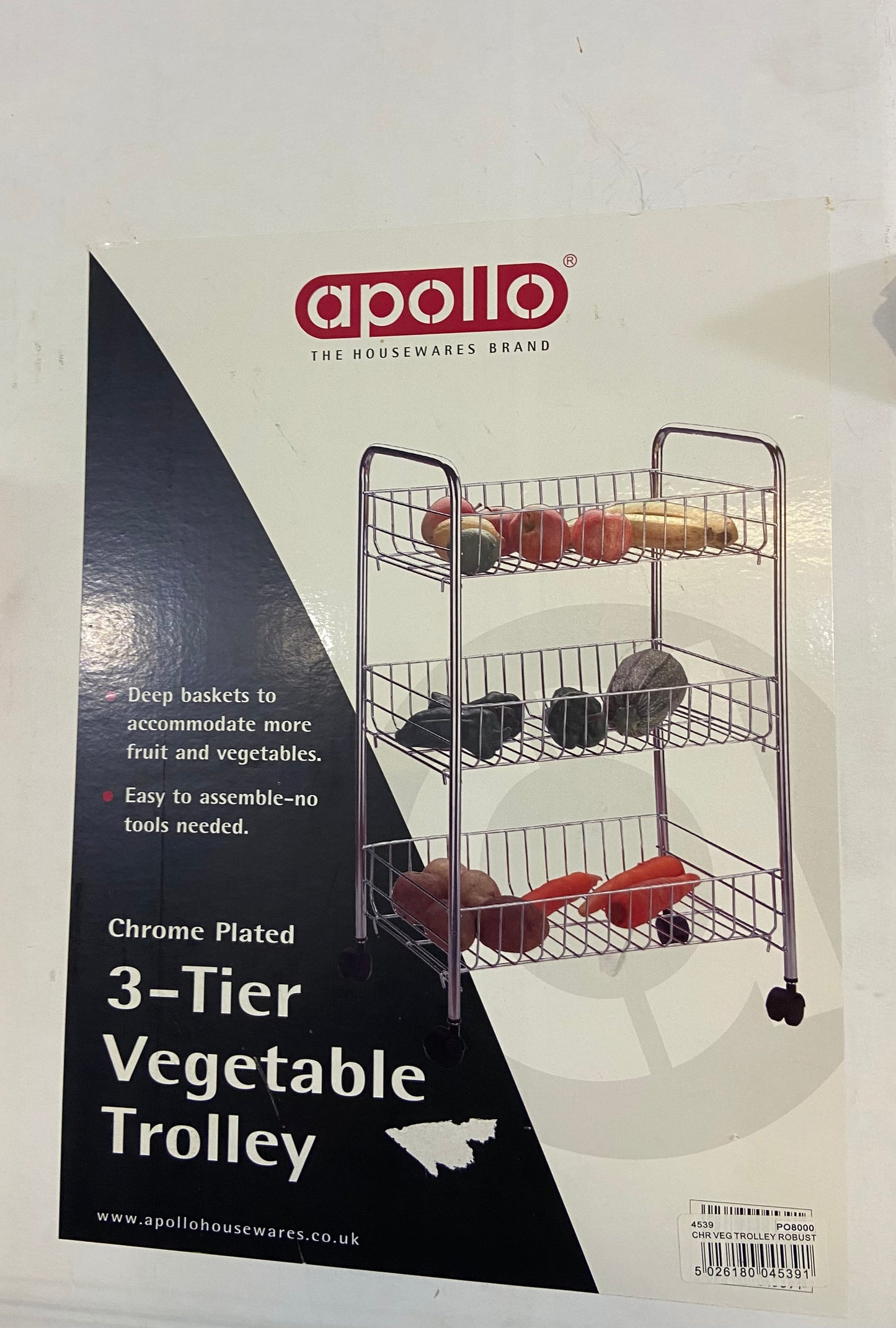 APOLLO CHARIOT DE LÉGUMES À 3 NIVEAUX