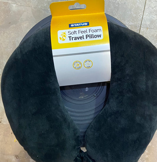 STATUS SOFT FEEL FOAM TRAVEL PILLOW