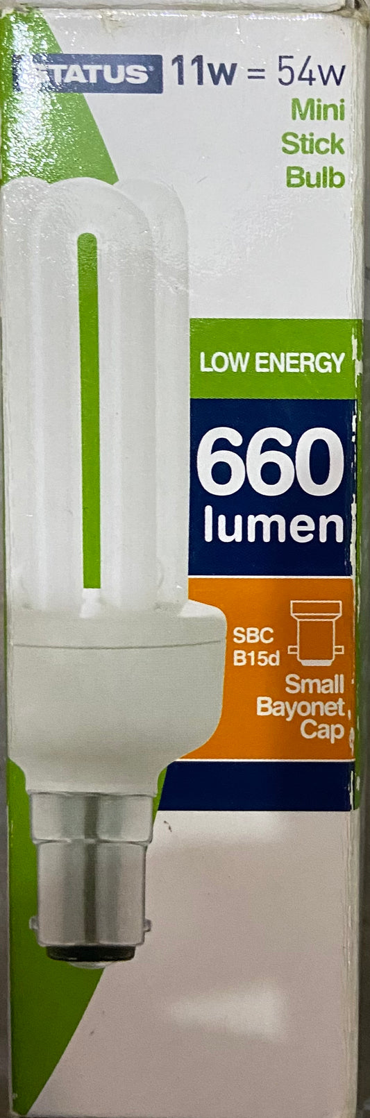 STATUT 11W=54W MINI AMPOULE BÂTONNET PETIT CULOT À BAÏONNETTE B15d