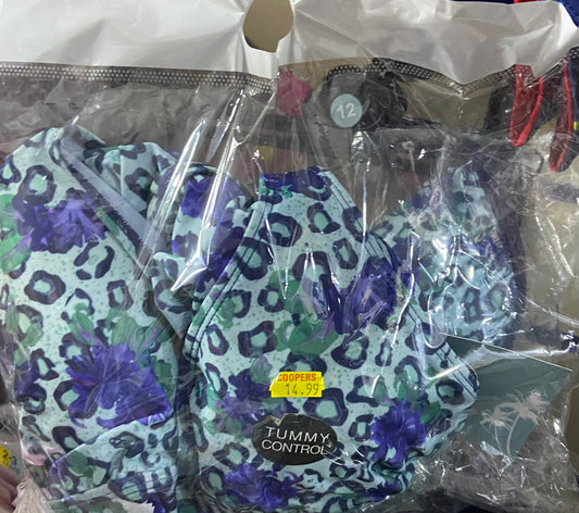 MAILLOT DE BAIN GAINANT AVEC JUPE TAILLES 10