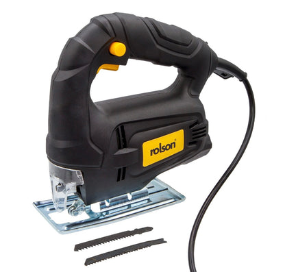 ROLSON 350W Jig Saw - Adjustable Base 0-45, T & U Shank Blade Holder, 230V, 3000rpm