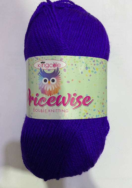 PRICEWISE DOUBLE KNITTING PURPLE