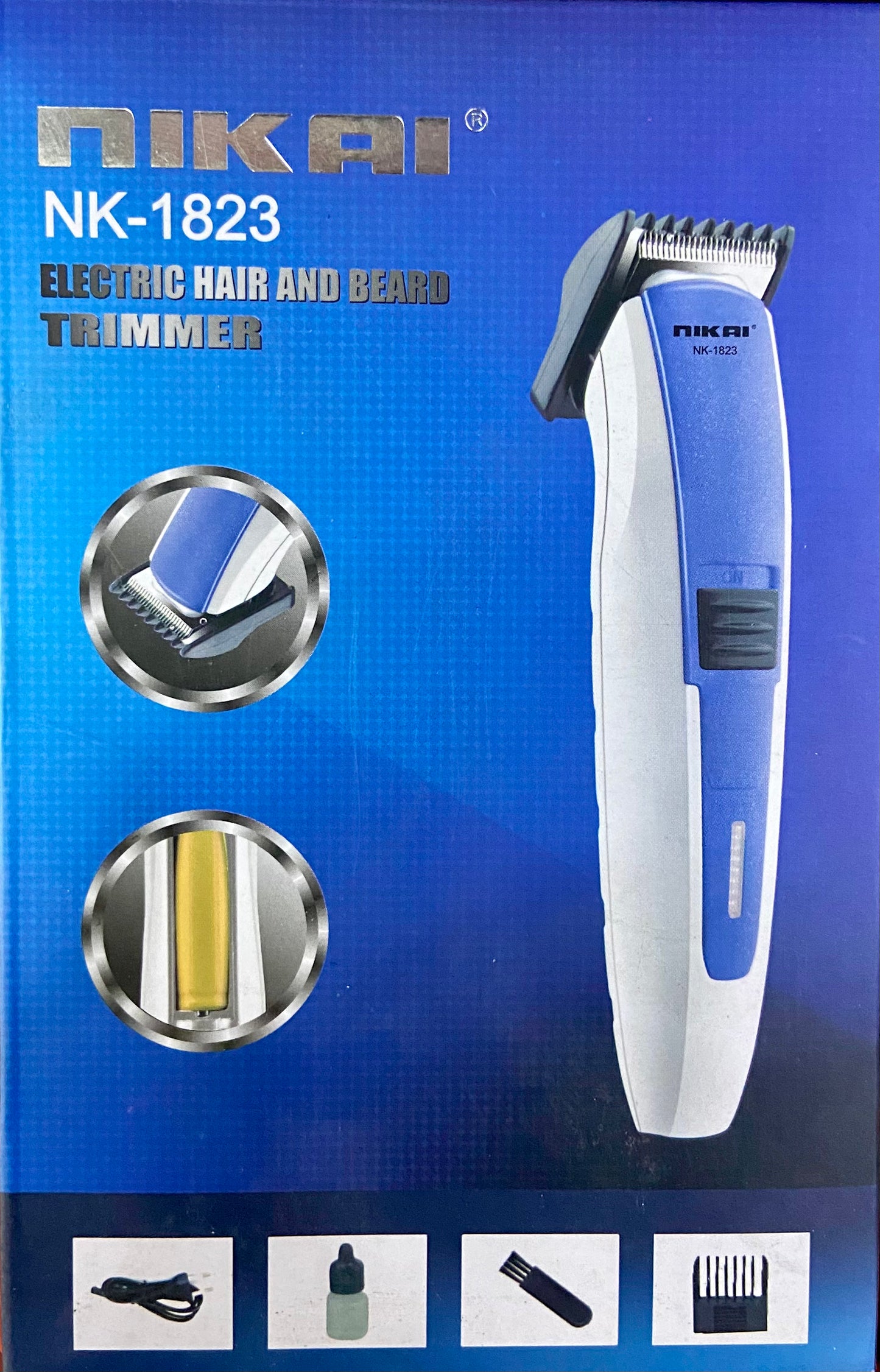 TONDEUSE ÉLECTRIQUE CHEVEUX ET BARBE NIKAI