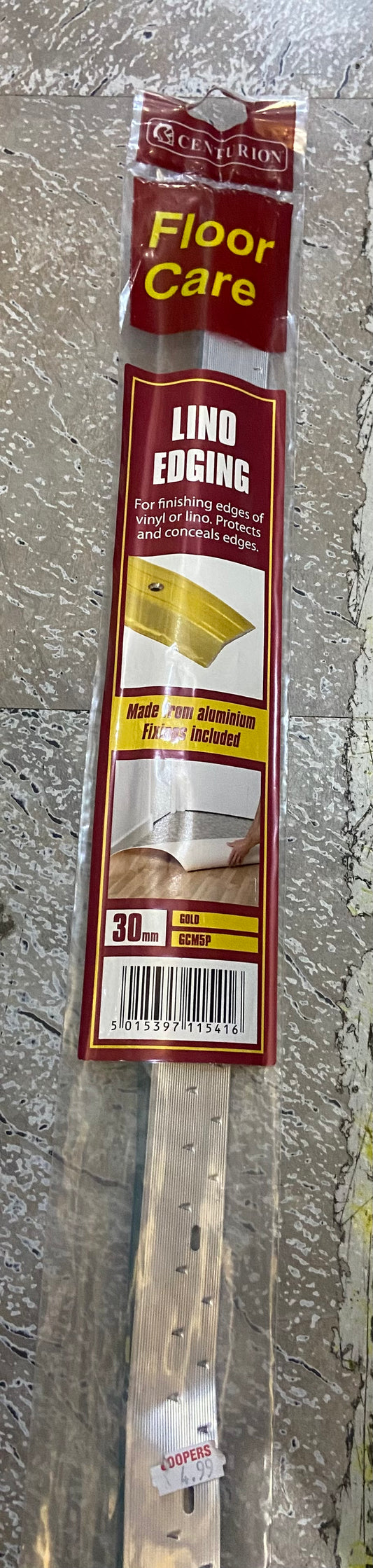 LINO EDGING SILVER 30mm