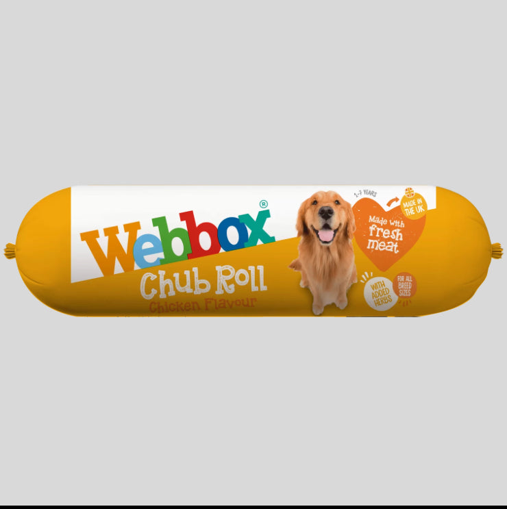 WEBBOX CHUB ROLL CHICKEN FLAVOUR