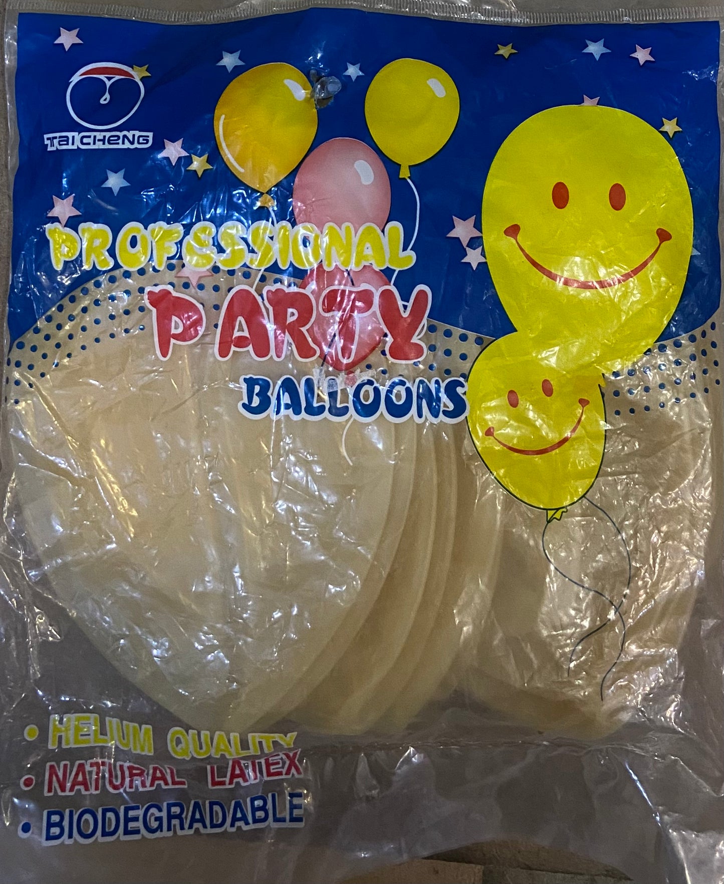 PROFESSIONAL PARTY BALLOONS CLEAR