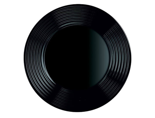 LUMINARC HARENA DINNER PLATE 25CM BLACK