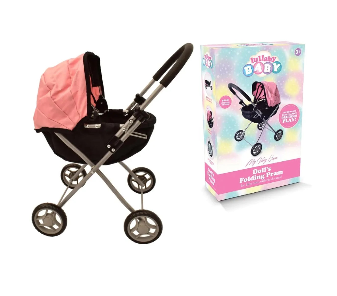 LULLABY BABY MY VERY OWN DOLL’S FOLDING PRAM