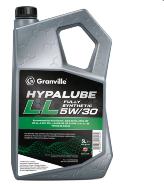 GRANVILLE HYPALUBE 5W-30 LL FULLY SYNTHETIC  5L
