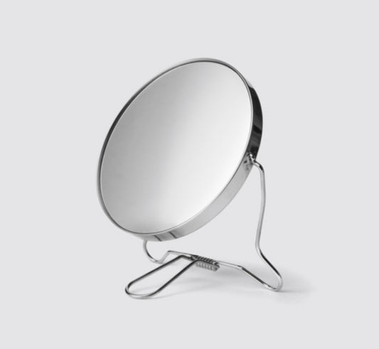 SOURCE DOUBLE SIDED MIRROR PLAIN AND TRIPPLE MAGNIFYING 11cm