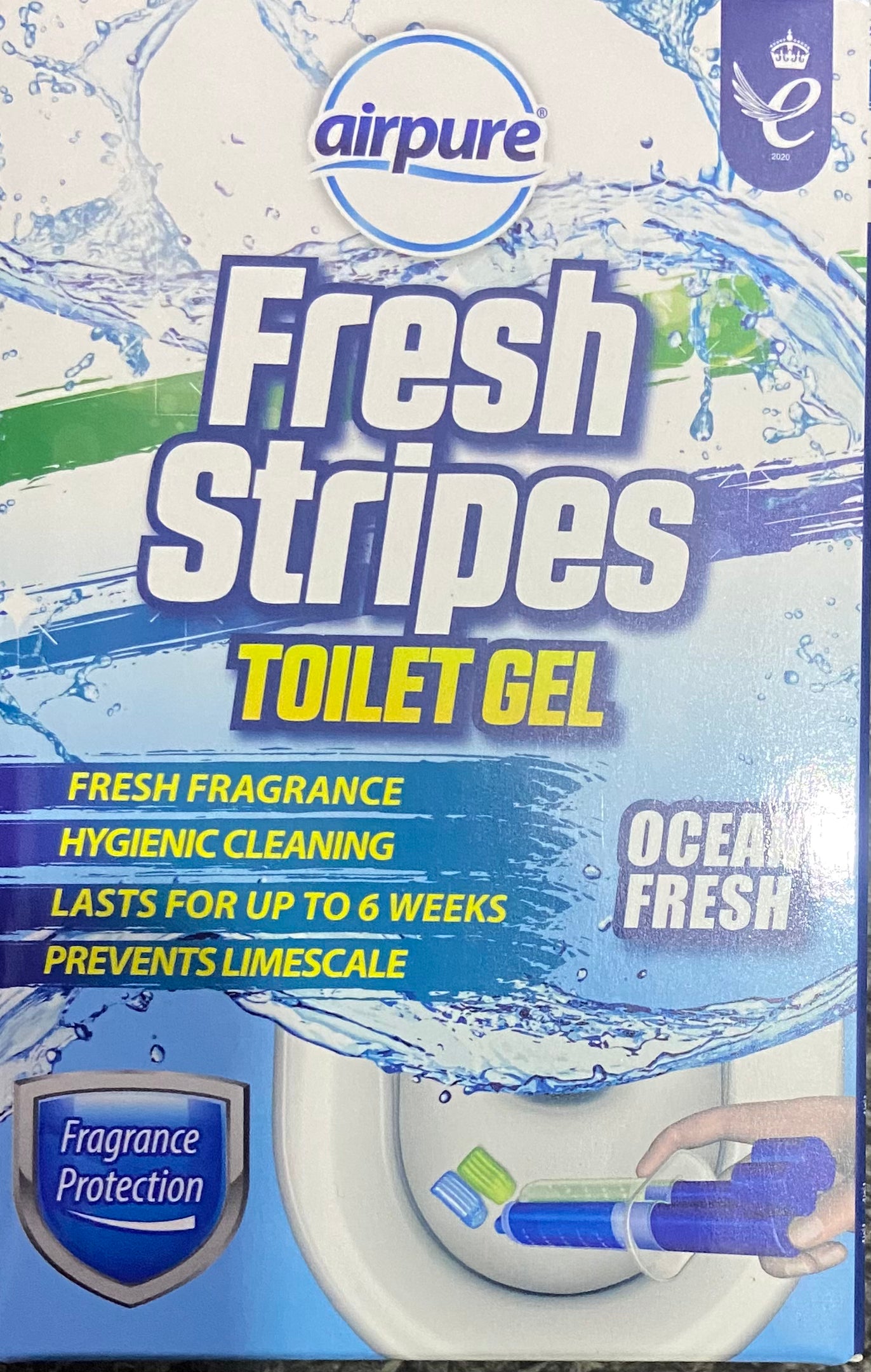 AIRPURE FRESH STRIPS GEL WC OCÉAN FRAIS 45ml
