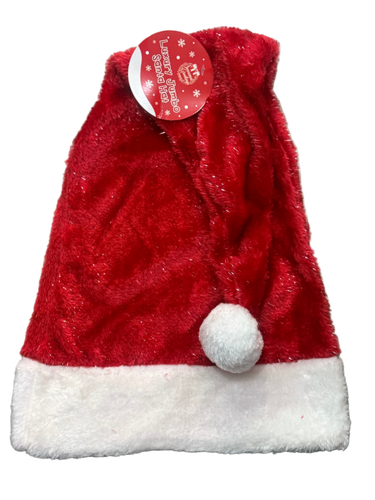 GRAND BONNET DE PÈRE NOËL LUXUEUX TALLON