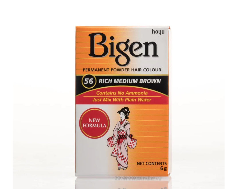 Bigen Permanent Powder Hair Color - 56 - Rich Medium Brown