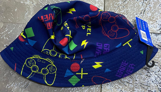 Boys Gaming Printed Bucket Hat - Reversible