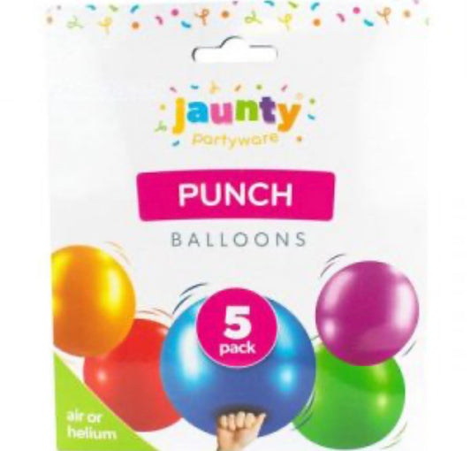 BALLONS DE BAUDUCHE DE FÊTE AMUSANTS 5 pièces