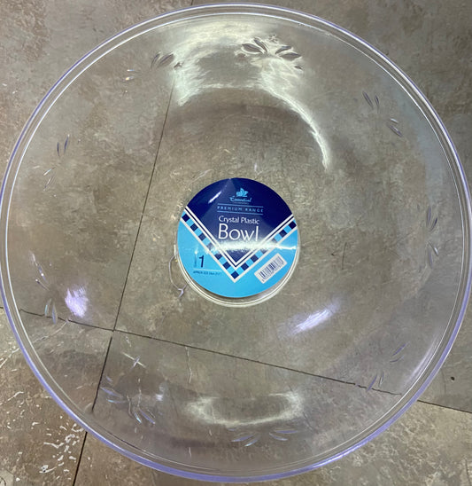 SALADIER EN PLASTIQUE CRISTAL 24 CM