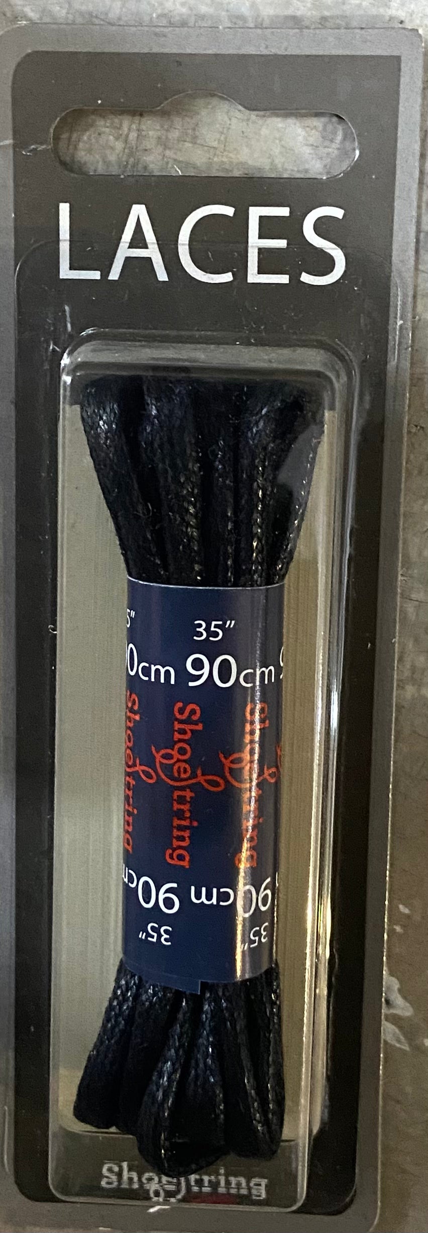 SHEO STRING LACES 90cm 35” BLACK