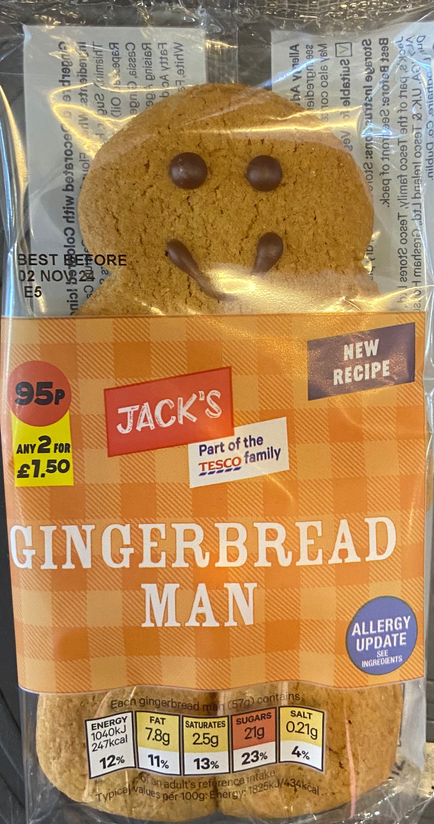 LE BONHOMME EN PAIN D'ÉPICE DE JACK
