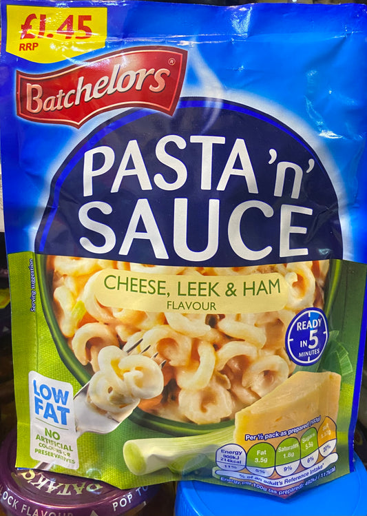 BATCHELORS PASTA ‘n’ SAUCE CHEESE, LEEK & HAM FLAVOUR 99g