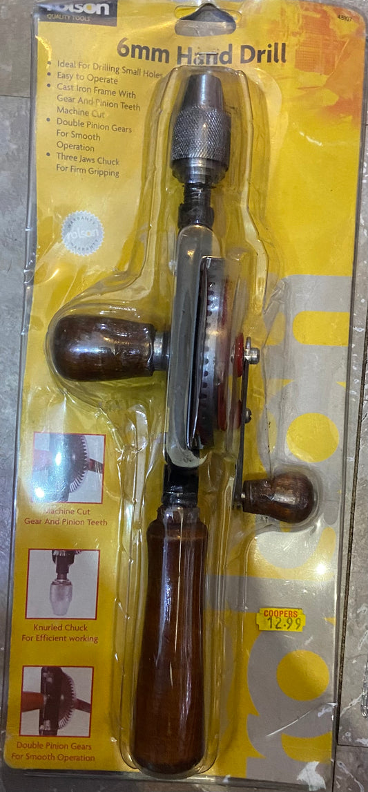 ROLSON 6mm HAND DRILL