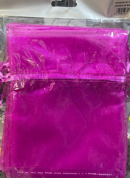 SAC EN ORGANZA FUCHSIA