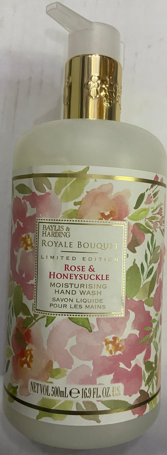 ROSE & HONEYSUCKLE HAND WASH 500ml