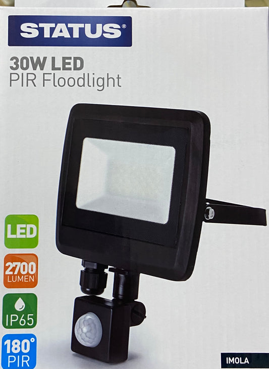 STATUS 30w LED PIR FLOODLIGHT