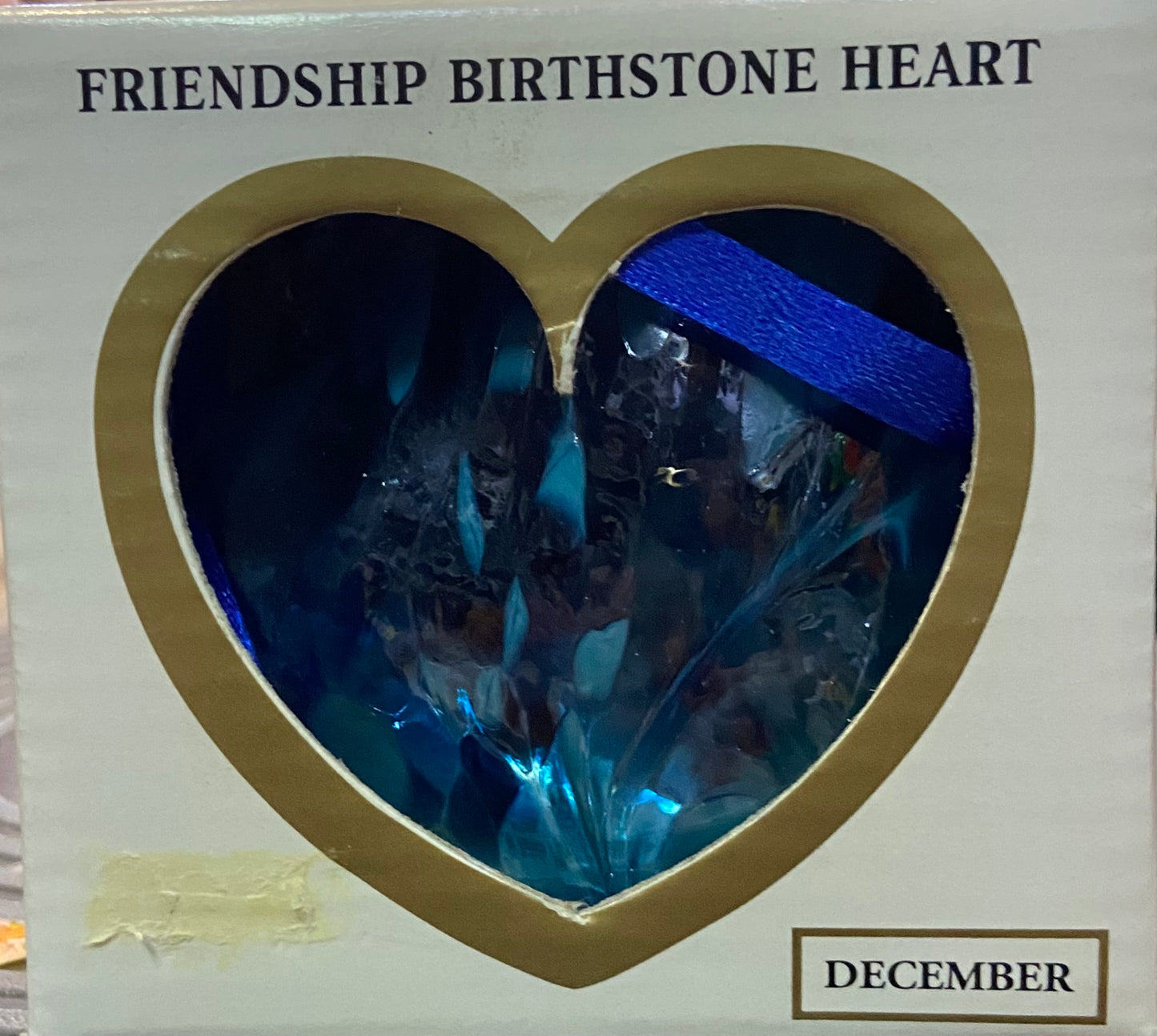 DECEMBER TURQUOISE FRIENDSHIP BIRTHSTONE HEART