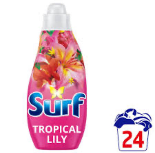 LESSIVE LIQUIDE CONCENTRÉE SURF LYS TROPICAL 648ml