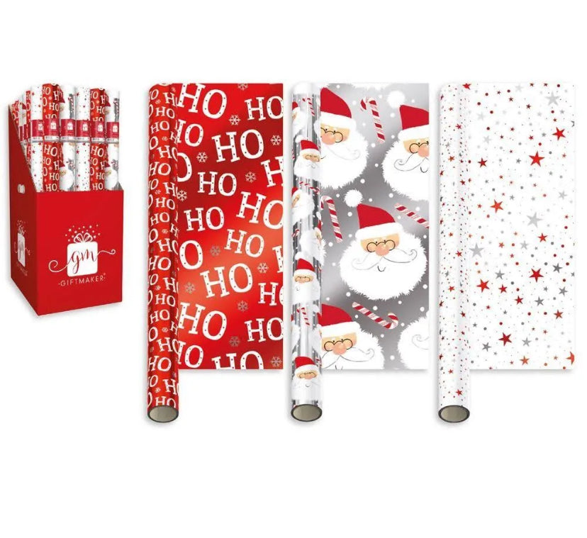 CHRISTMAS 1.5M ROLL WRAP FESTIVE FUN