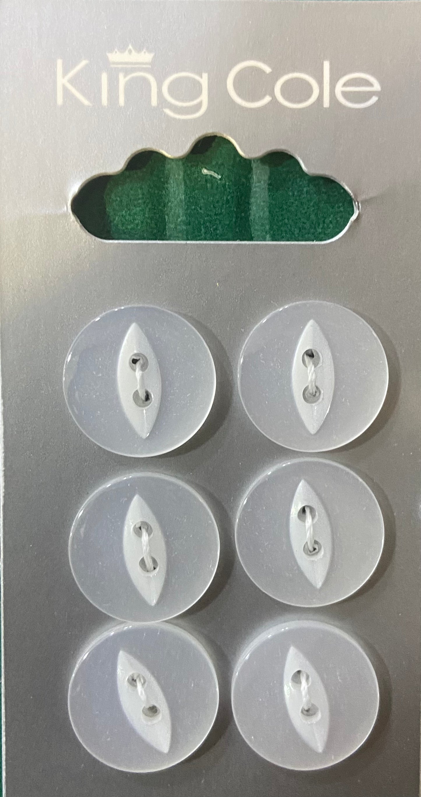 KING COLE BUTTON X6