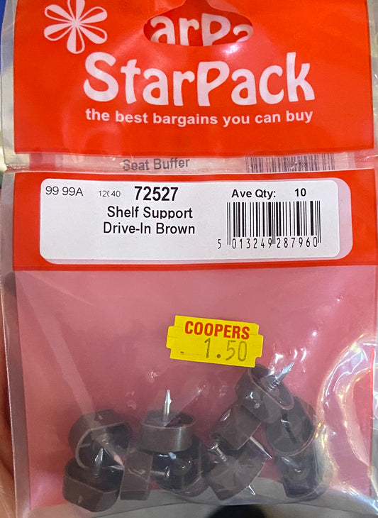 STARPACK SHELF SUPPORT DRIVE IN BROWN