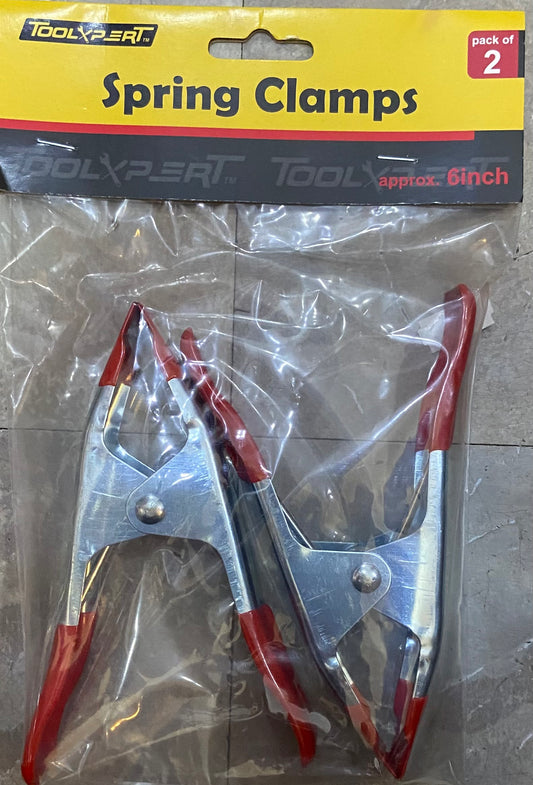 SPRING CLAMPS 6” 2pck