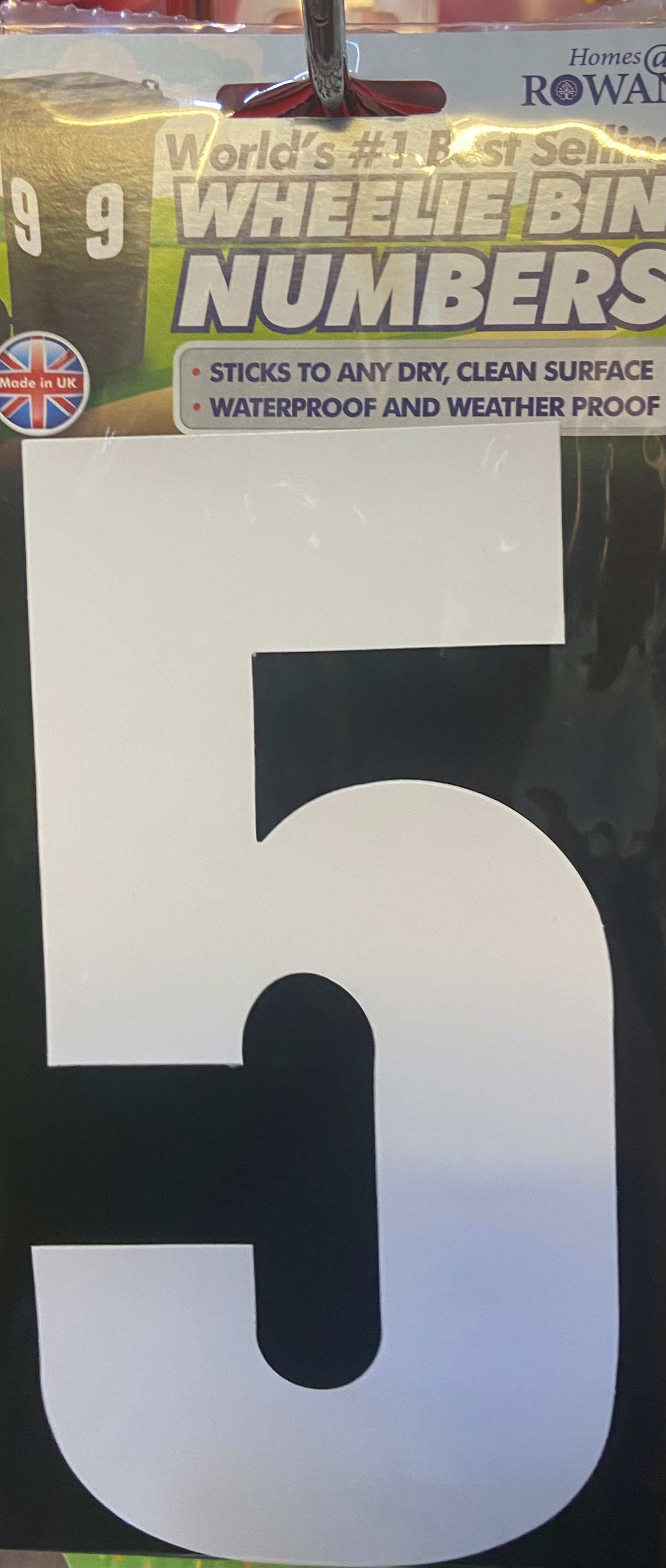 POUBELLE ROULANTE NUMÉRO 7 BLANCHE