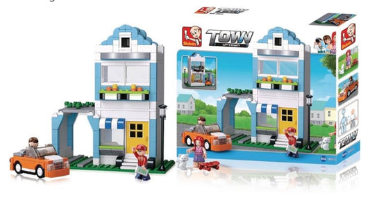 Sluban Limy and Queenie's Apartment Building Bricks Set
