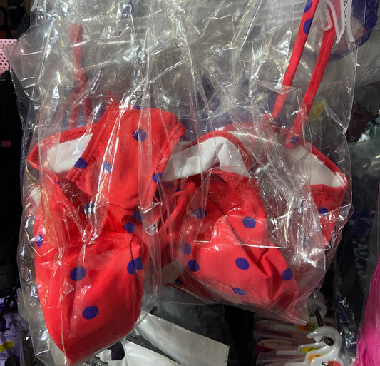 LADIES SIZE  10 SWIMSUIT NAVY/RED