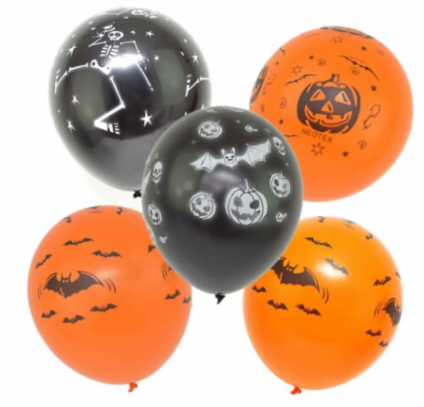 12 HALLOWEEN BALLOONS