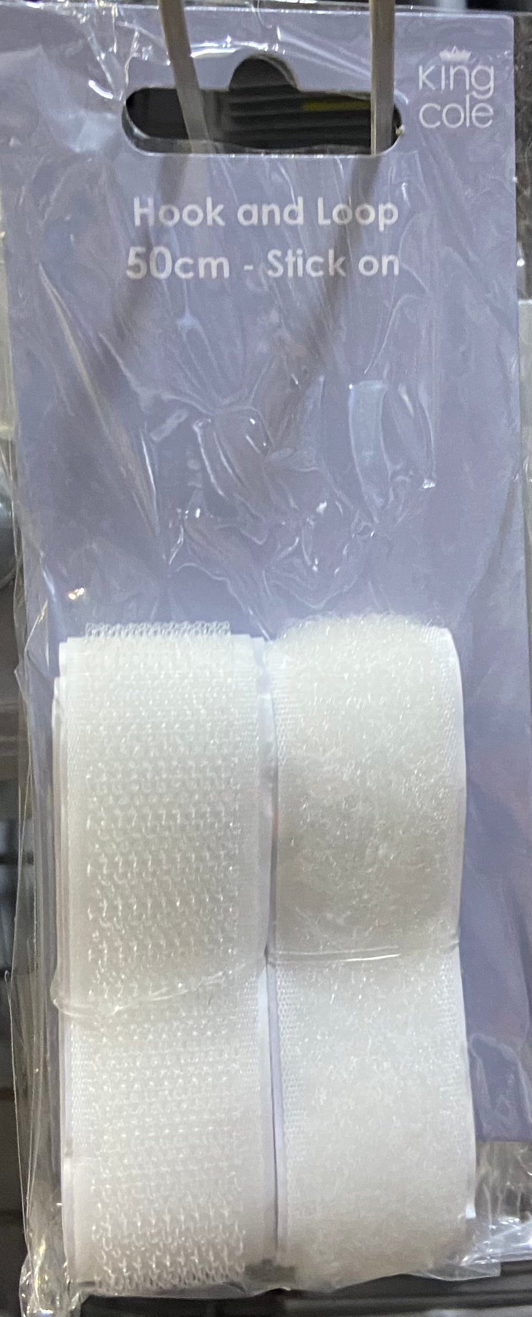 KING COLE HOOK AND LOOP 50cm STICK ON