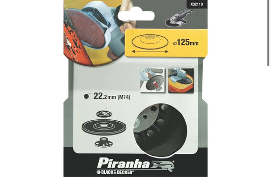 Piranha X32110-XJ 125 x 22mm M14 Nylon Backing Pad