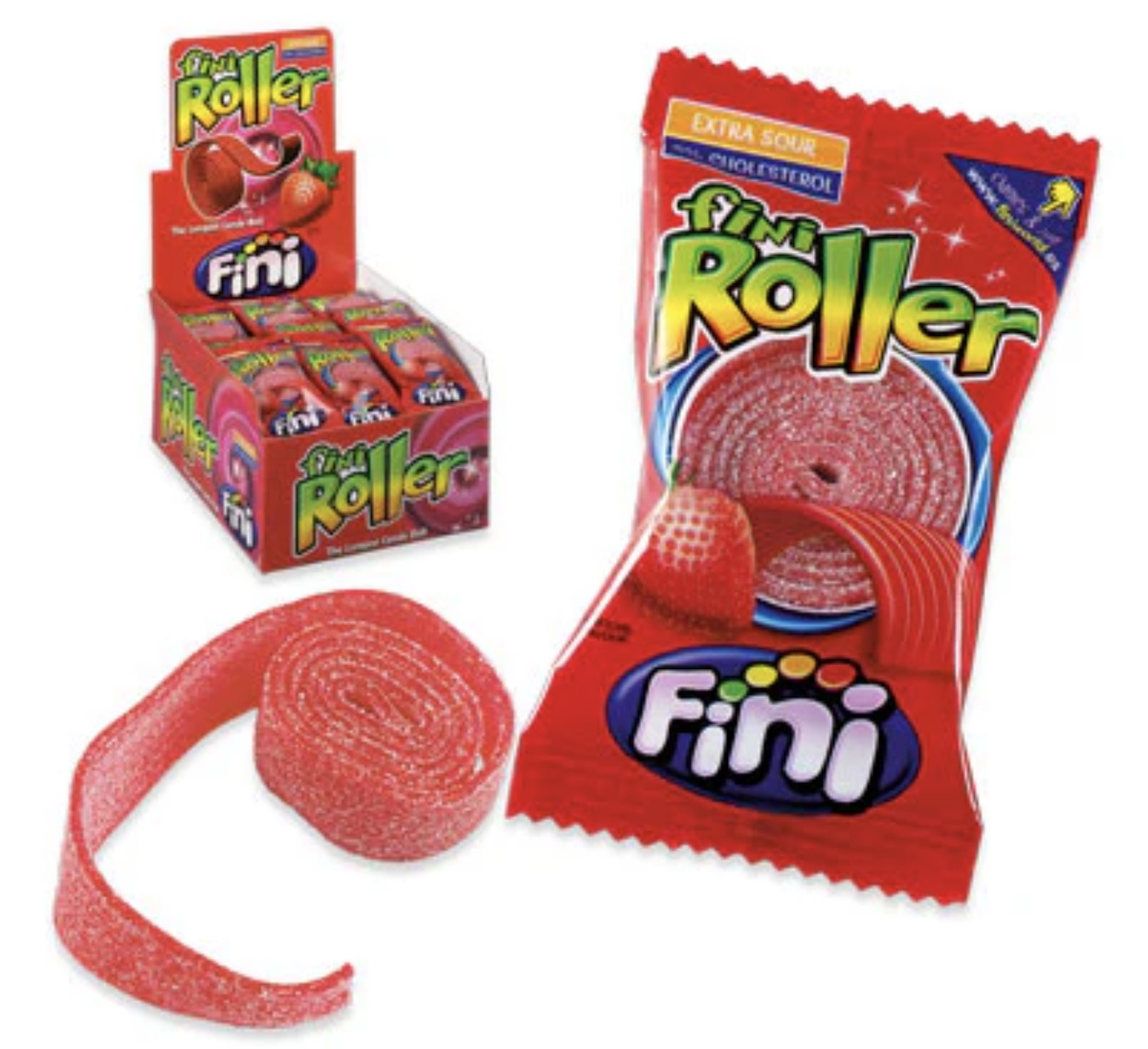 FINI ROLLER FIZZ STRAWBERRY FLAVOUR 20g
