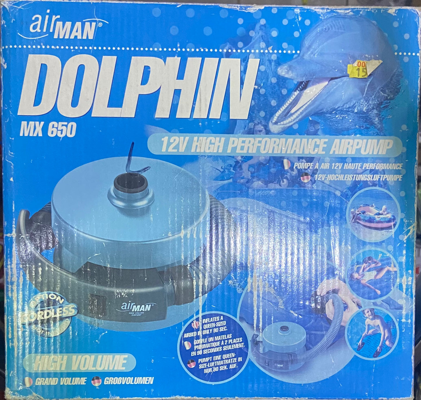 COMPRESSEUR D'AIR HAUTE PERFORMANCE 12V DOLPHIN