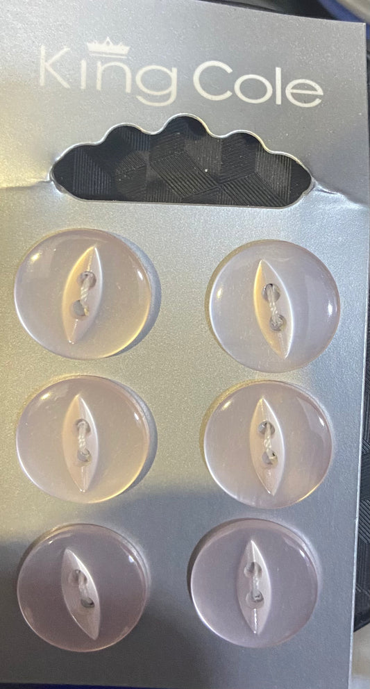 KING COLE BUTTON X6