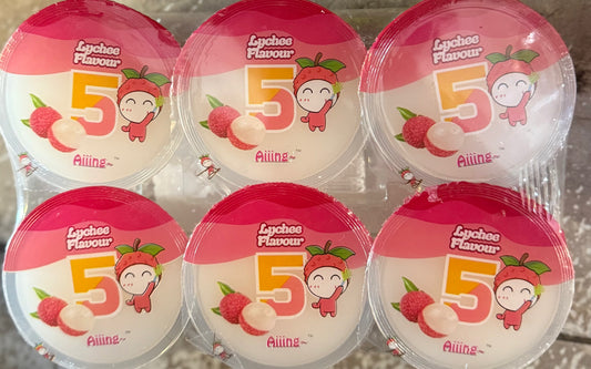 AIING LYCHEE FLAOUR PUDDING CUPS WITH NATA DE COCO