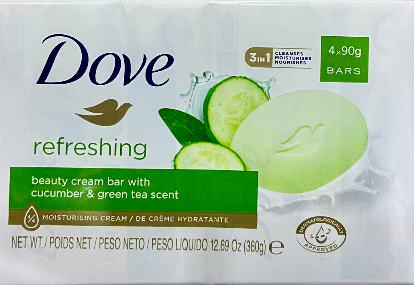 DOVE REFRESHING 4x90g